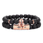 Frosted Stone Energy Yoga Copper Micro-inlaid Zircon Bracelet