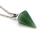 EBay hot natural stone six prism Pendant Necklace conical pendulum bullet crystal pendant wholesale section