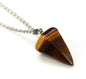 EBay hot natural stone six prism Pendant Necklace conical pendulum bullet crystal pendant wholesale section