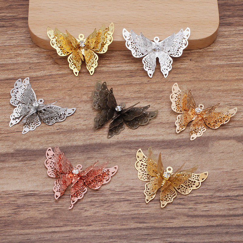 Copper 6 Colors Three Layers Korea 2535mm Butterfly