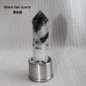 Natural Crystal Column Stone Quartz of Various Materials Magic wand heals energy stone point water cup bottel Ornament replace