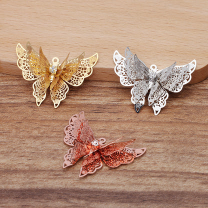 Copper 6 Colors Three Layers Korea 2535mm Butterfly