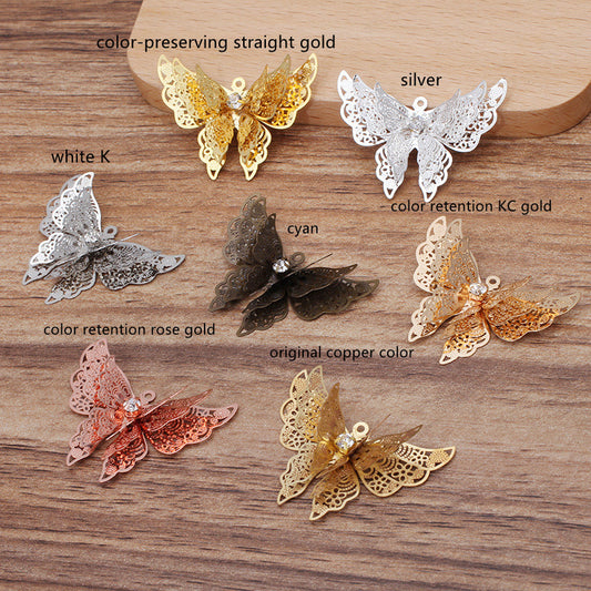 Copper 6 Colors Three Layers Korea 2535mm Butterfly