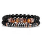 Micro-inlaid Zircon Cylindrical Copper Jewelry Men's Suit Bracelet