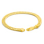 Men's Fashion White Copper Rhodium Plated Gold Bracelet Jewelry